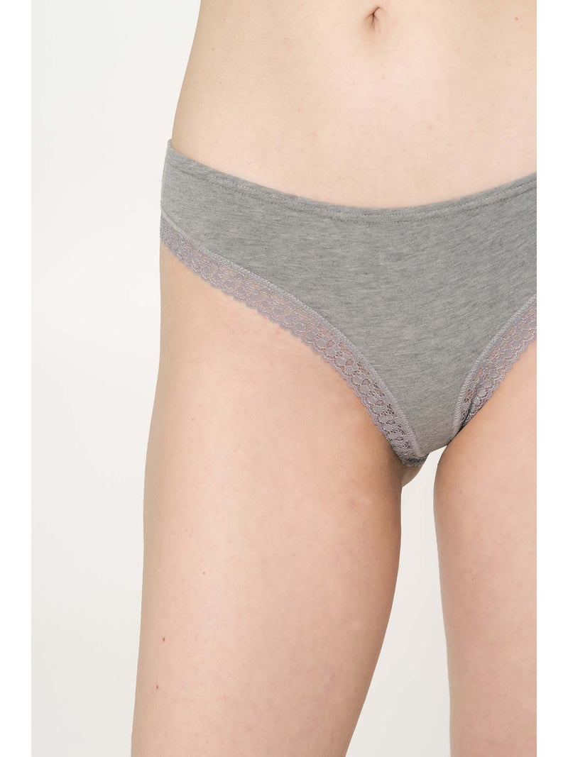 Slip medio in cotone elasticizzato