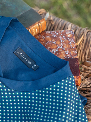 Pigiama tris con bordi tuta in traspirante jersey Alpina