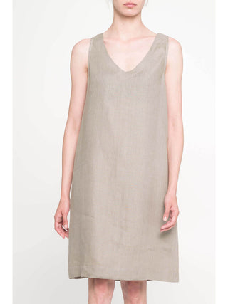 Abito senza manica in lino 100% Alpina