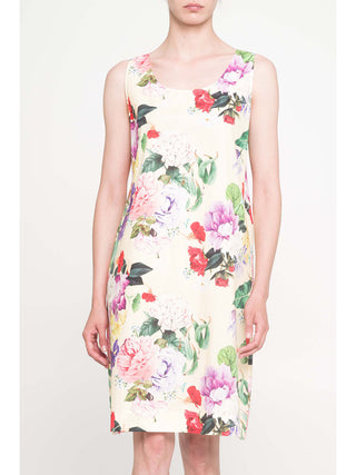 Abito senza manica in fresco popeline Alpina