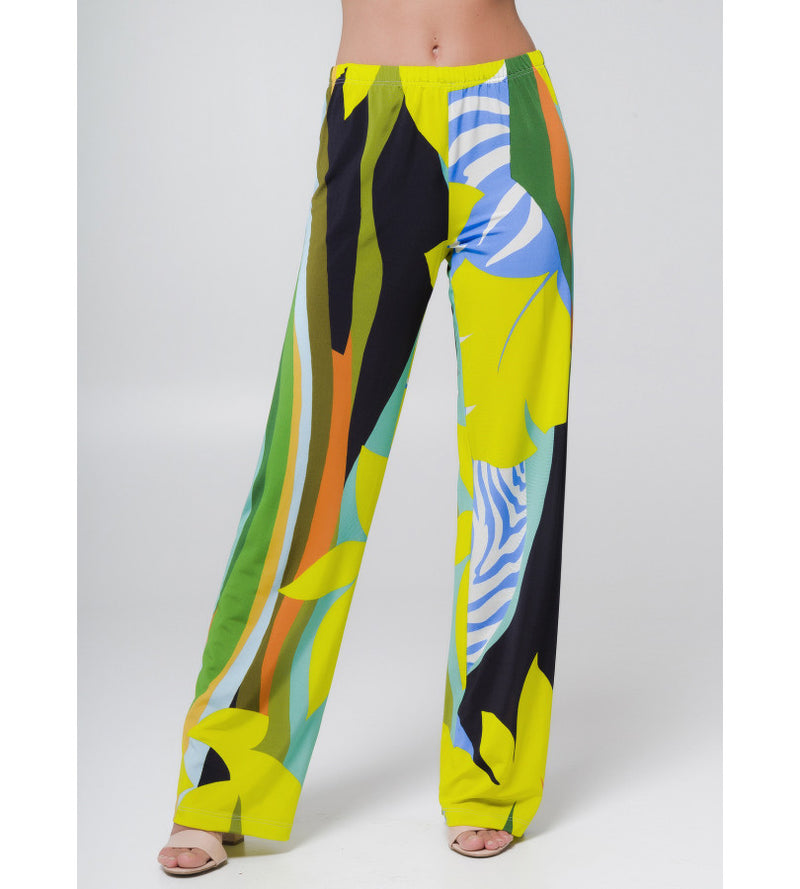 Pantaloni ampio in viscosa elasticizzata