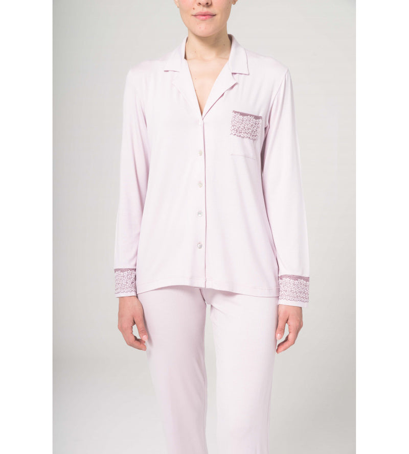 Pigiama cardigan in morbida viscosa